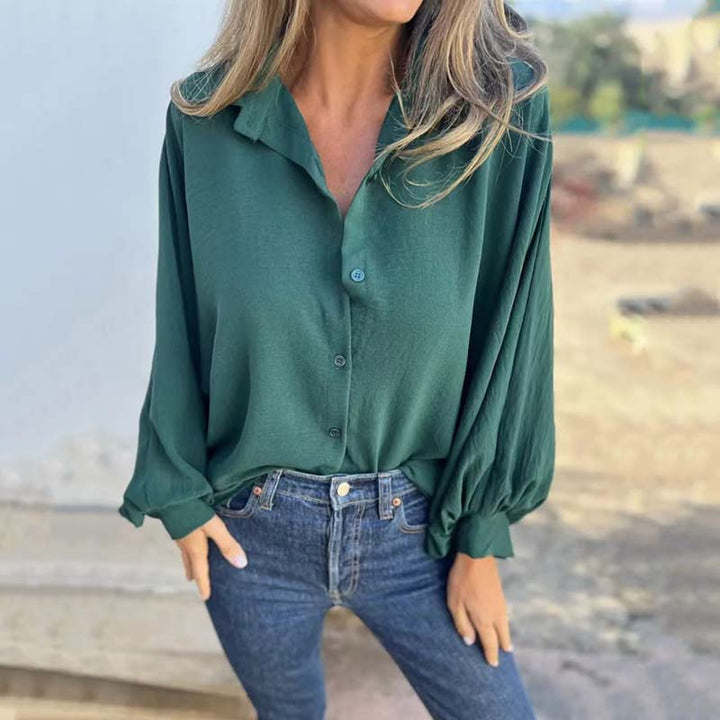 Elysa™ - Elegante Button-Up Bluse