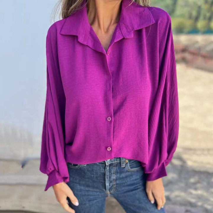 Elysa™ - Elegante Button-Up Bluse