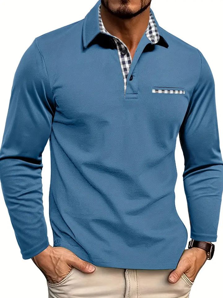 STEFAN – HERREN LANGARM-POLO