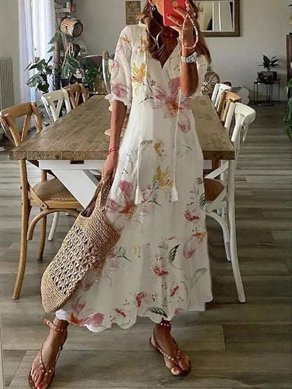 Dianna™ - Boho Bauchbedeckendes Kleid