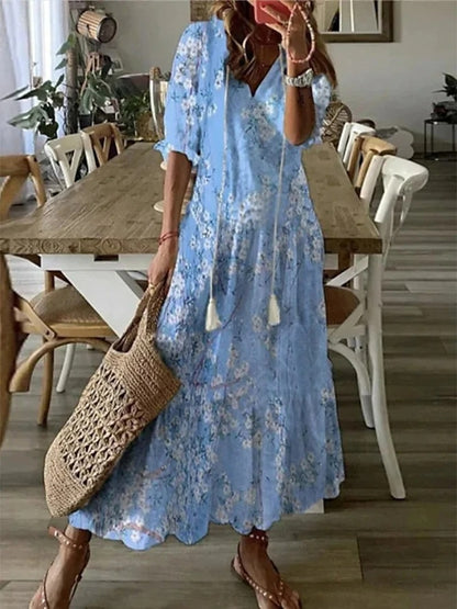 Emily™ - Boho Bauchbedeckendes Kleid