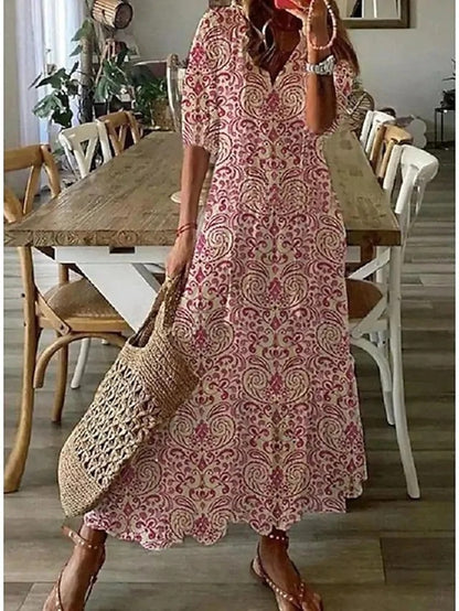 Dianna™ - Boho Bauchbedeckendes Kleid