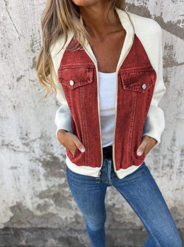 MADISON – LÄSSIGE BAUMWOLLJACKE MIT REISSVERSCHLUSS