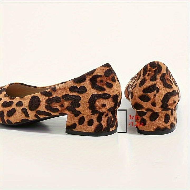 Dina | Leopardenmuster Spitz-Zeh High Heels