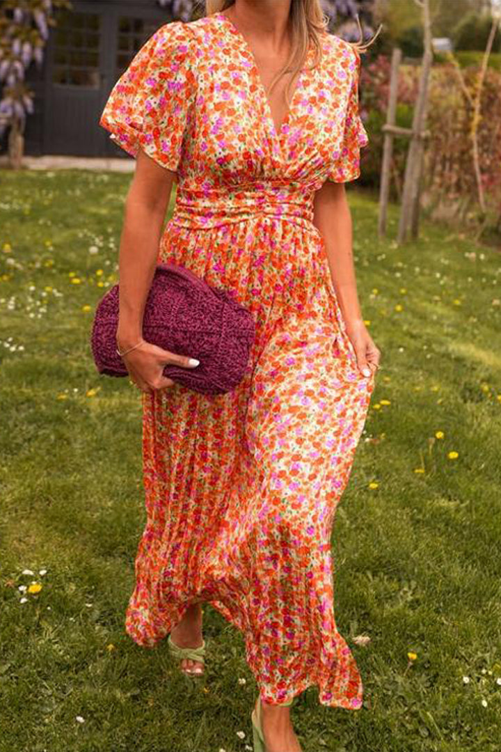 Bianca™ - Elegantes Langkleid mit V-Ausschnitt