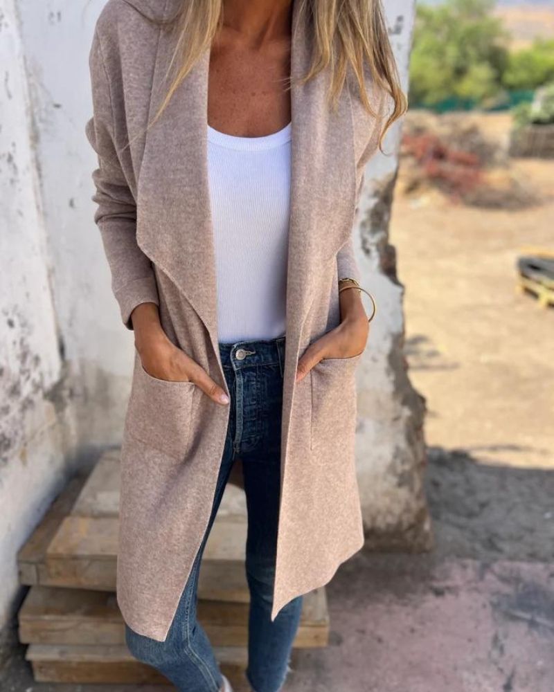 Eigona™ - Lässige Revers-Cardigan-Jacke
