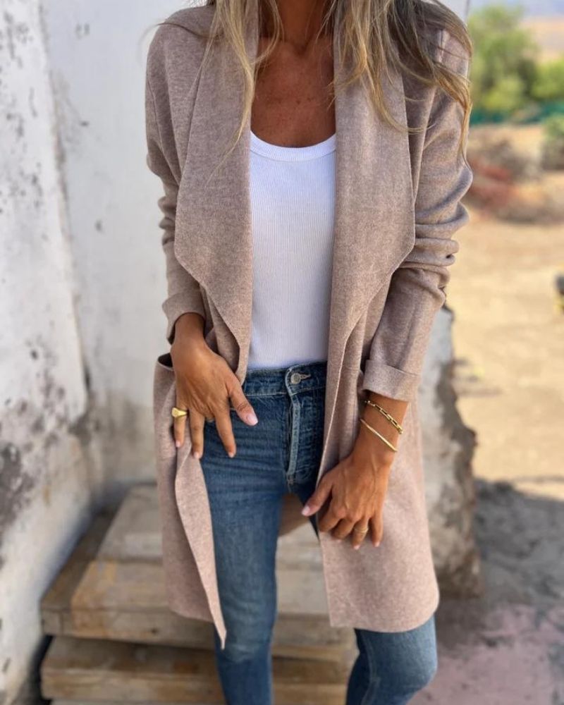 Eigona™ - Lässige Revers-Cardigan-Jacke
