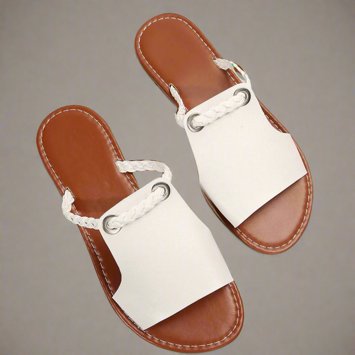 Katelina | Flache Sandalen aus Premium-Material