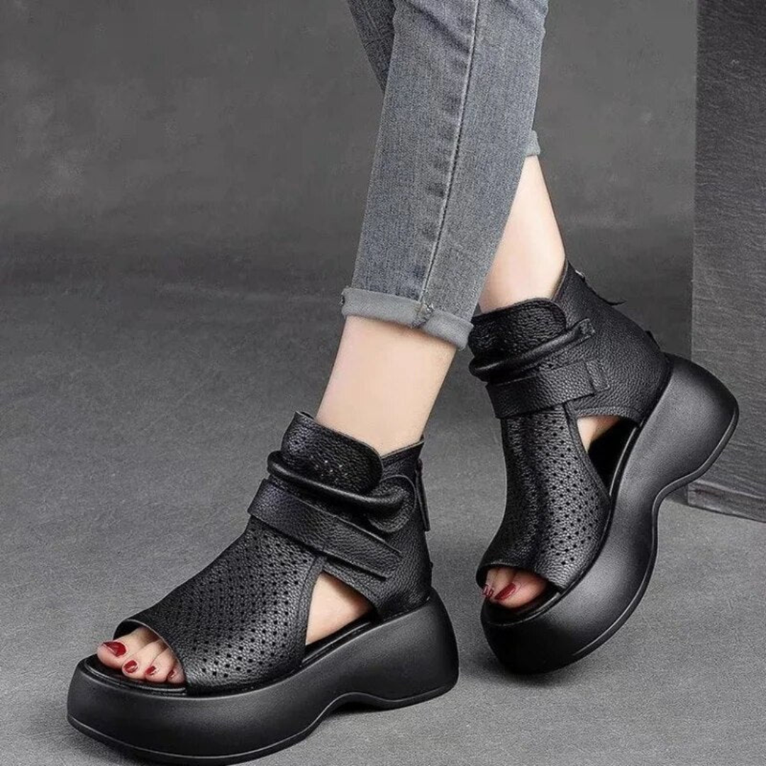 Federica™ - Zeitlose Leder-Orthopädische Sandalen