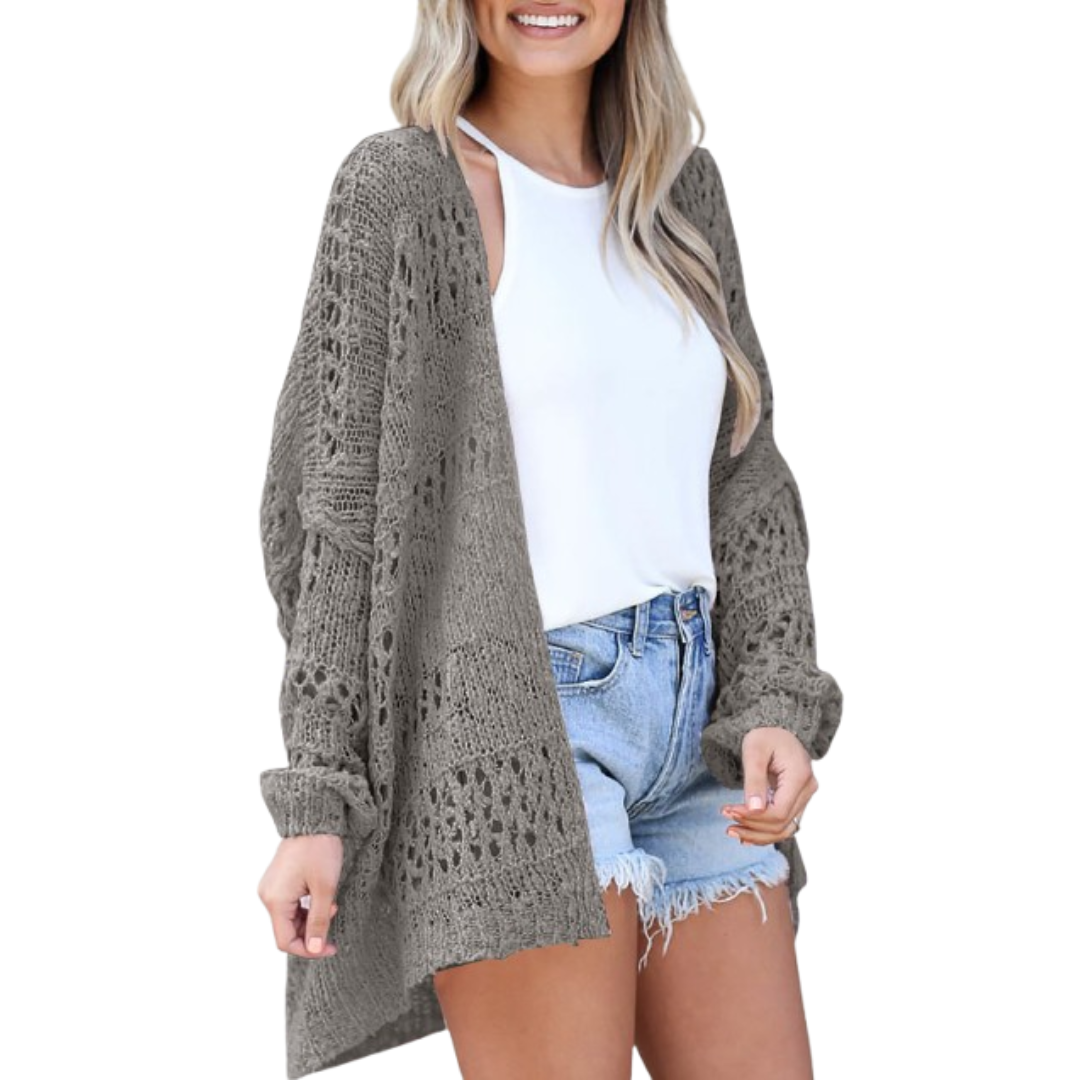 Arizela™ – Leichter Übergroßer Boho Cardigan