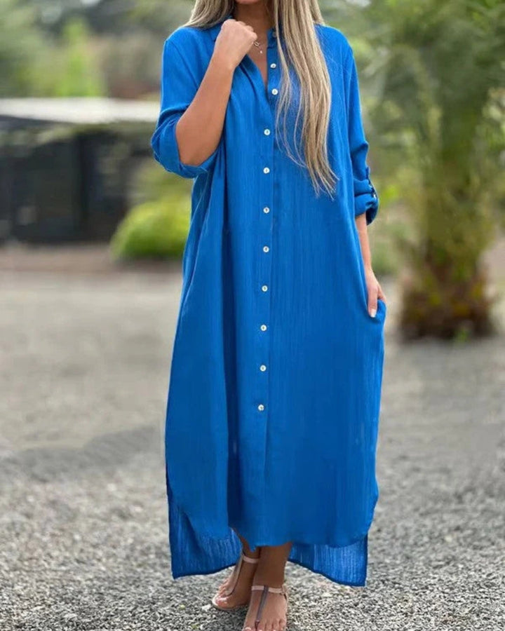 Bianca™ - Bequemes italienisches Baumwollkleid