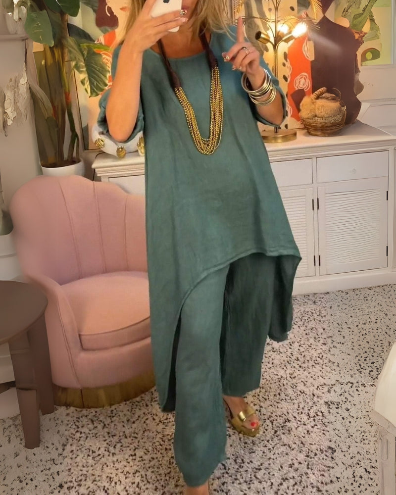 Marila™ - Baumwolle Zweiteiliges Set