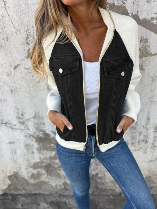 MADISON – LÄSSIGE BAUMWOLLJACKE MIT REISSVERSCHLUSS