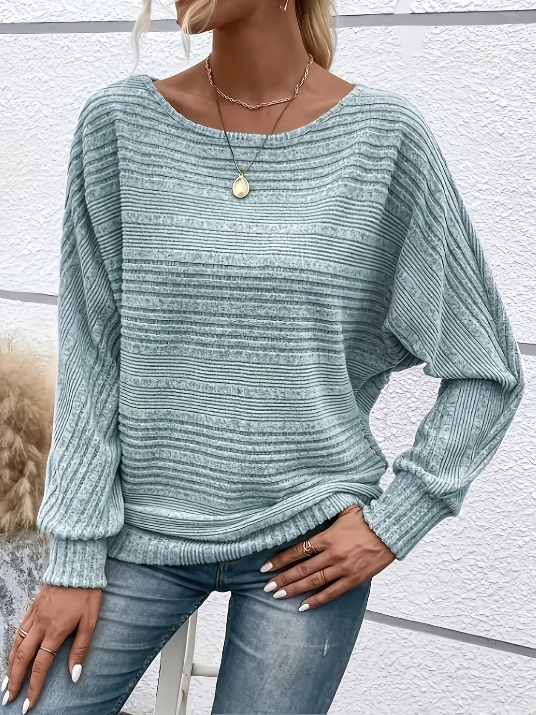 Sabine™ - Gemütlicher Pullover mit Fledermausärmeln