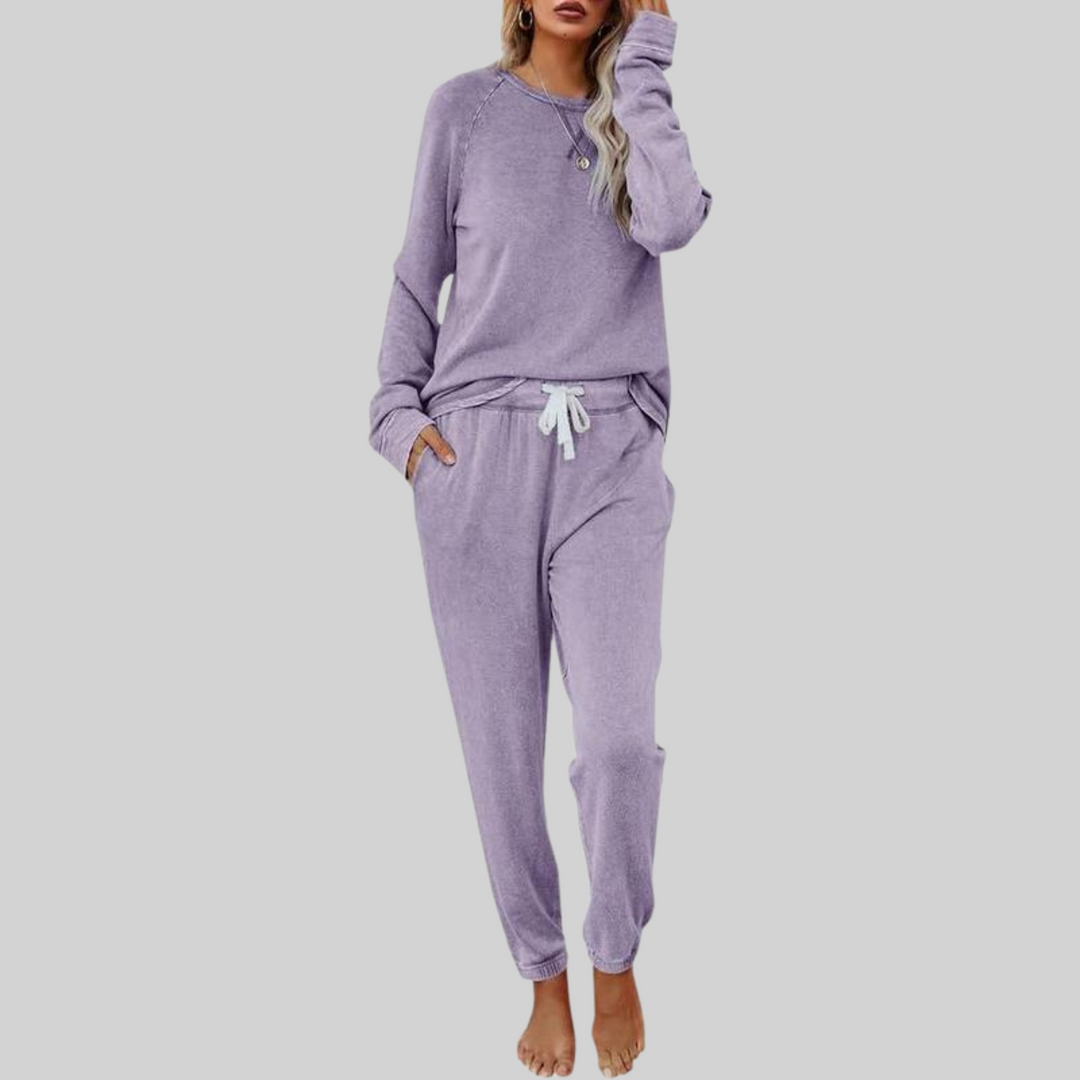 Josie™ - Lässiges Langarm- und Sweatpants-Set