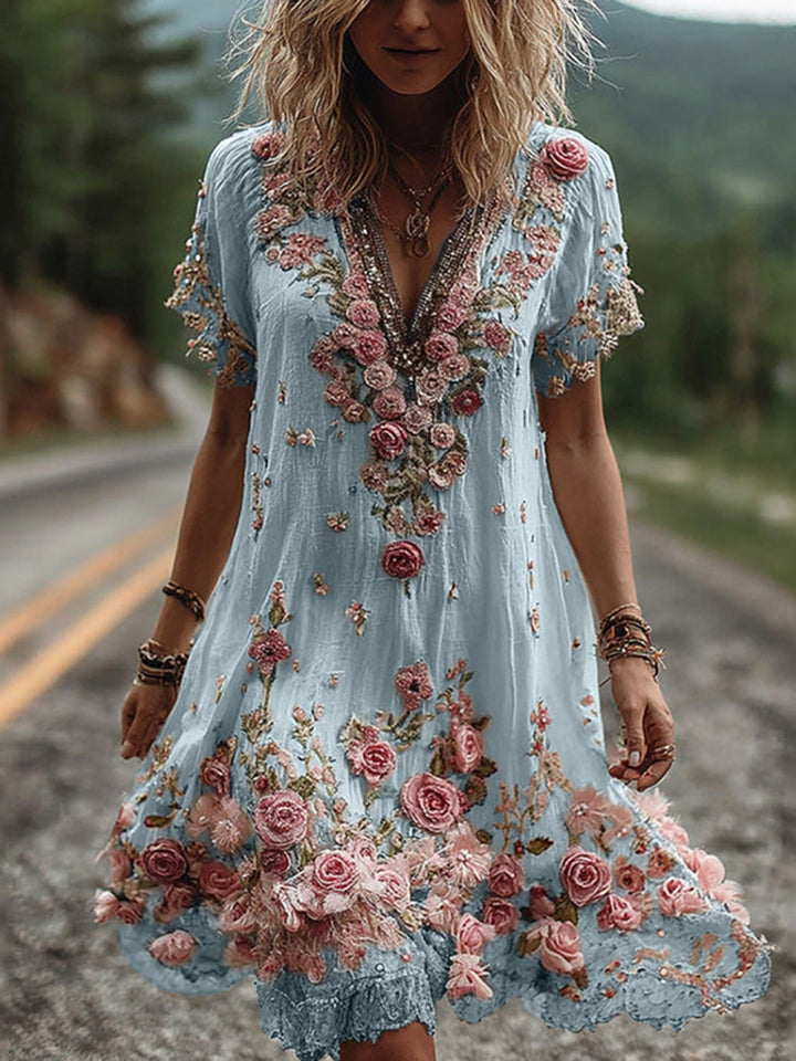 TILLY – VINTAGE KURZARMKLEID