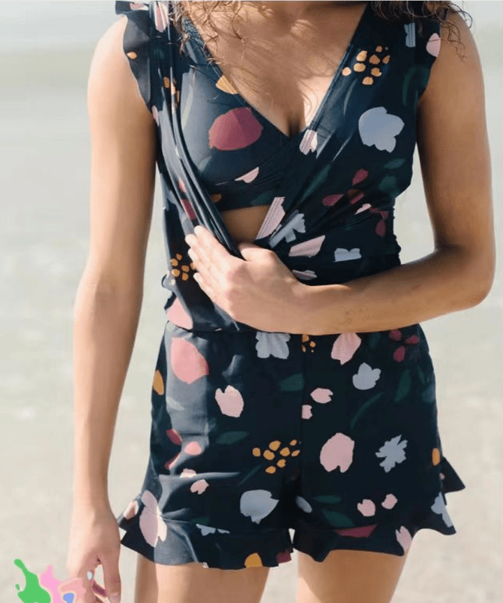 Reana™ – Rüschen-Badeanzug mit Brustunterstützung