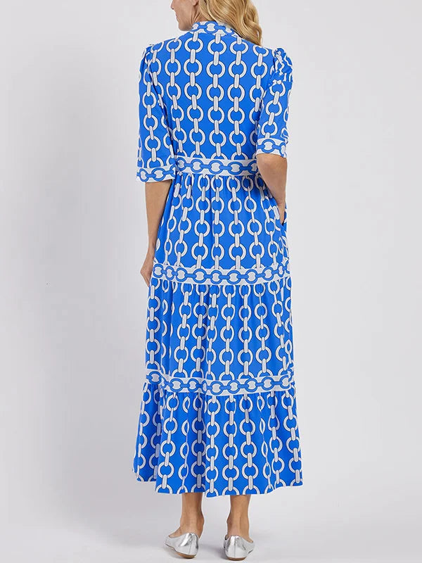 Juliette™ - Midi-Kleid mit Kettenmuster