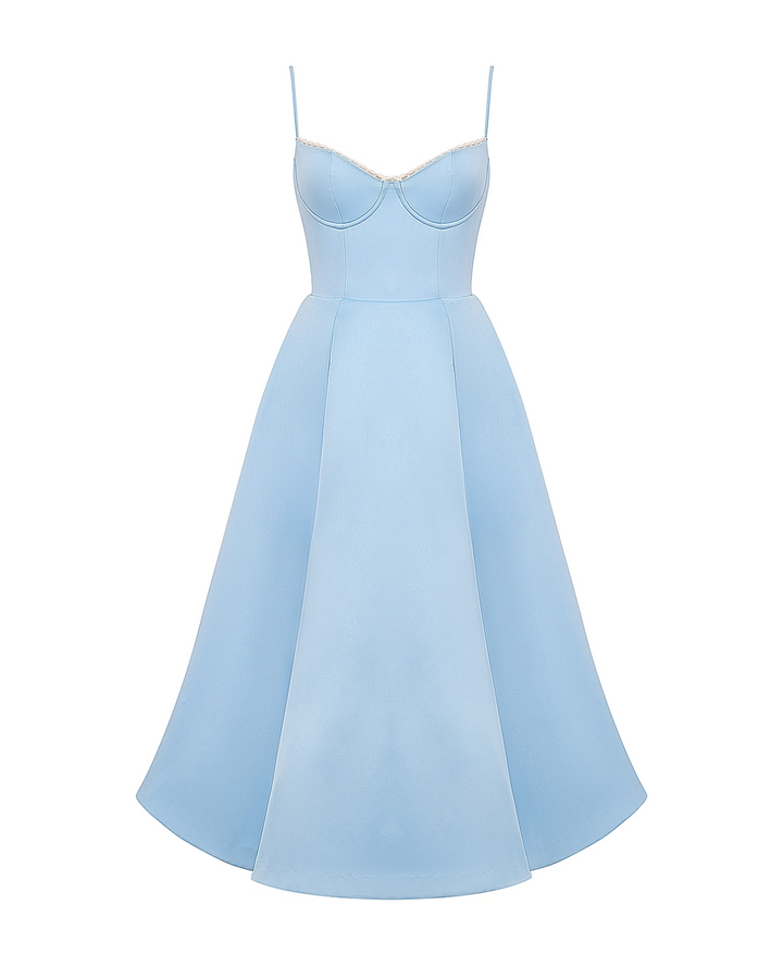 Ophira™ - Elegantes Korsett-Midi-Kleid