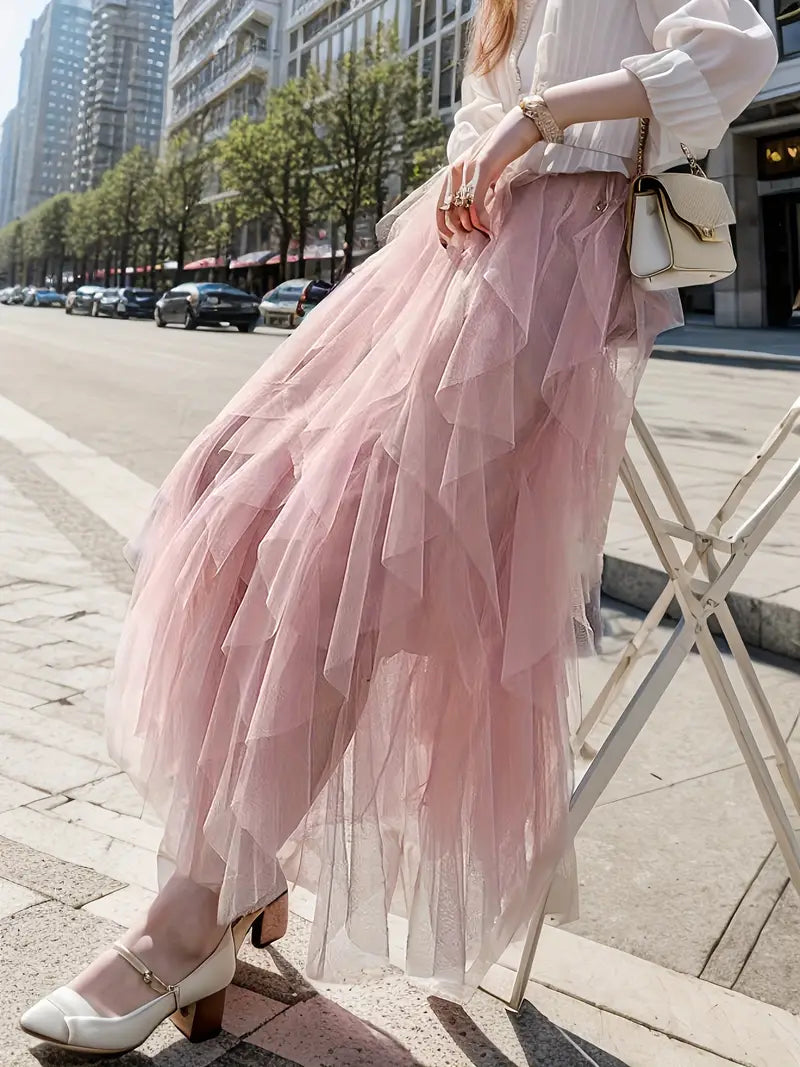 Cecil™ - Stilvoller Mesh-Layered Tutu-Rock