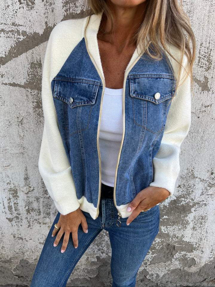 MADISON – LÄSSIGE BAUMWOLLJACKE MIT REISSVERSCHLUSS