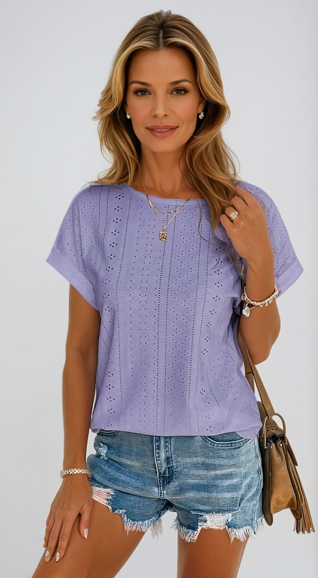 Becky™ | Lässiges Lochmuster-Top