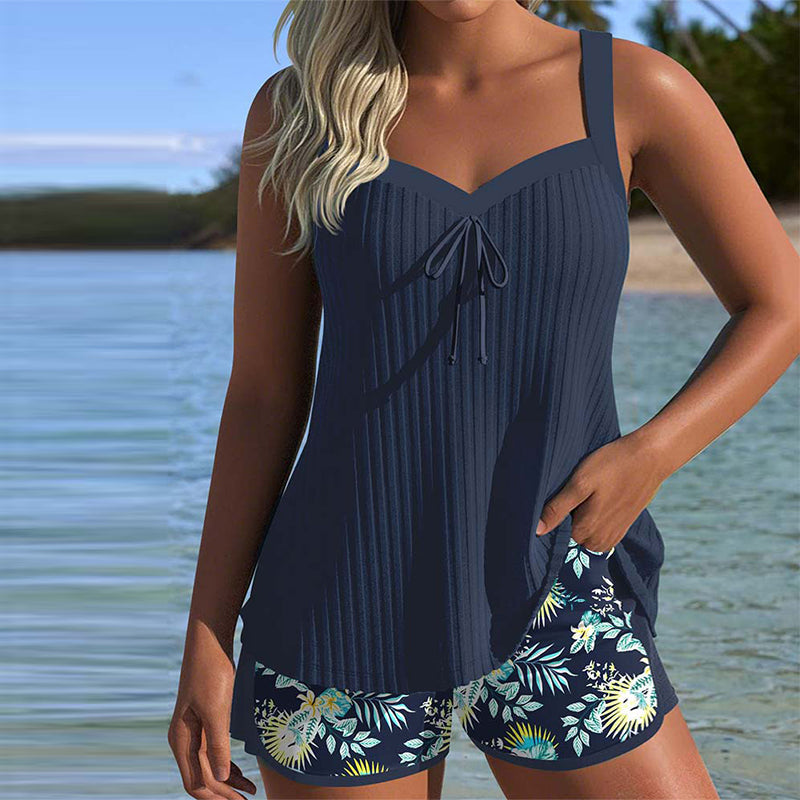 Clara™ – Elegantes Floral Tankini Set