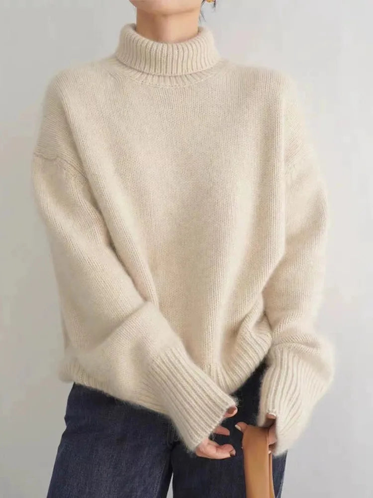 Isabella™ - Eleganter Cashmere Rollkragenpullover