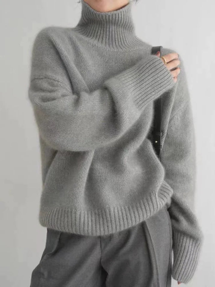 Isabella™ - Eleganter Cashmere Rollkragenpullover