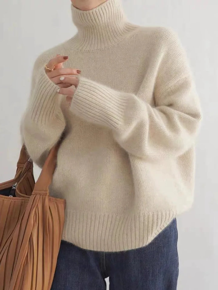 Isabella™ - Eleganter Cashmere Rollkragenpullover