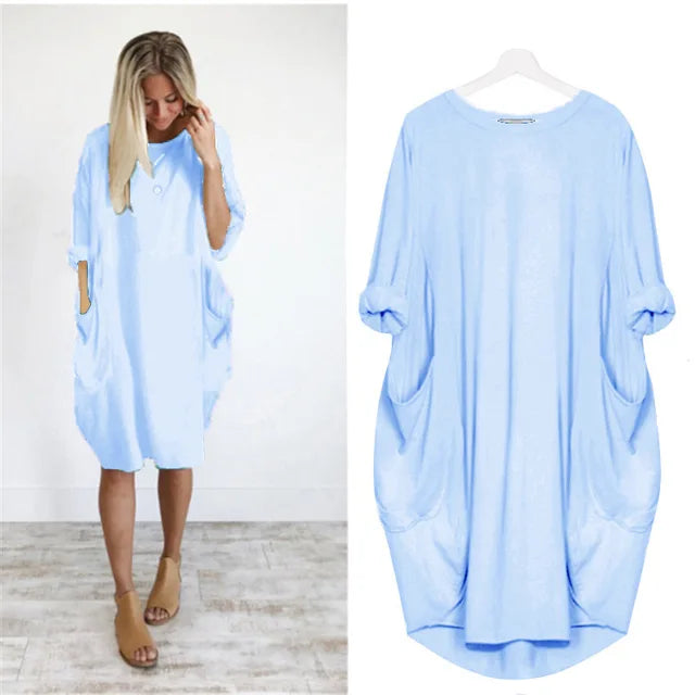 Amanda™ - Bequemes Bauchbedeckendes Kleid