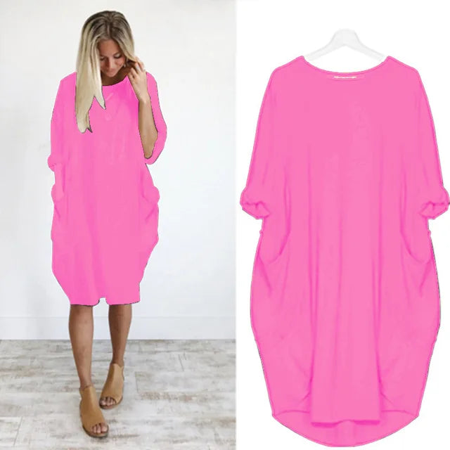 Amanda™ - Bequemes Bauchbedeckendes Kleid