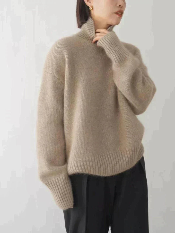 Isabella™ - Eleganter Cashmere Rollkragenpullover