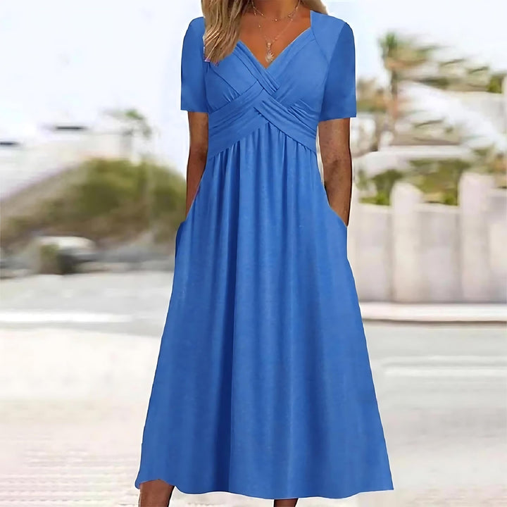 Vicky™ - Legeres Eleganz Midi-Kleid