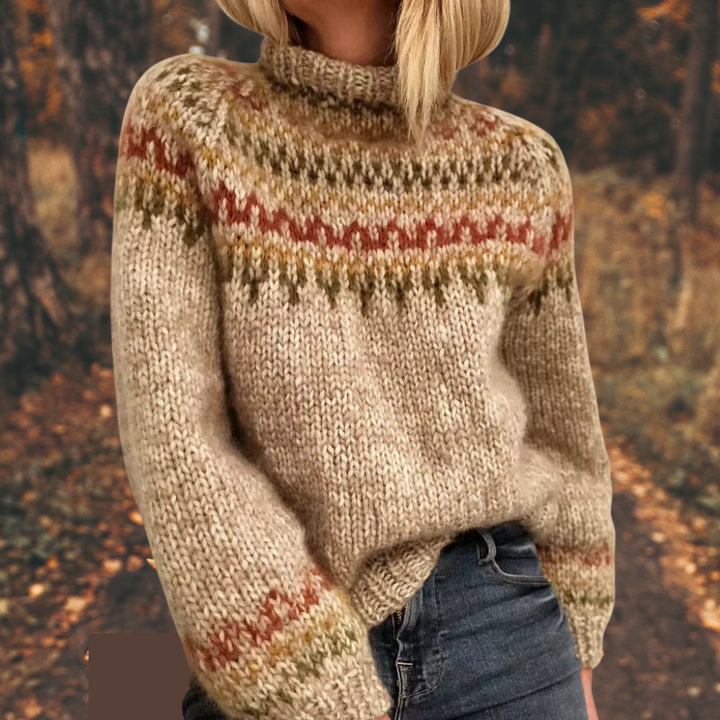 Astrid - Damen Nordic Strickpullover