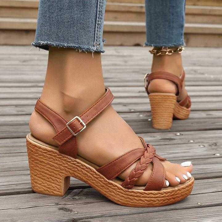 Gianna™ Zeitlose Mid-Heel Sandalen