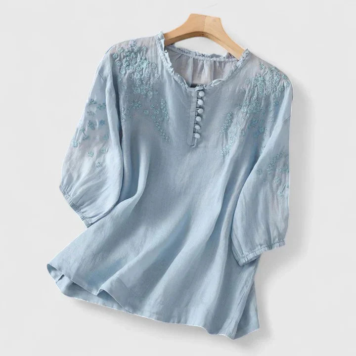 Victoria™ - Elegante Bluse mit Knopfleiste
