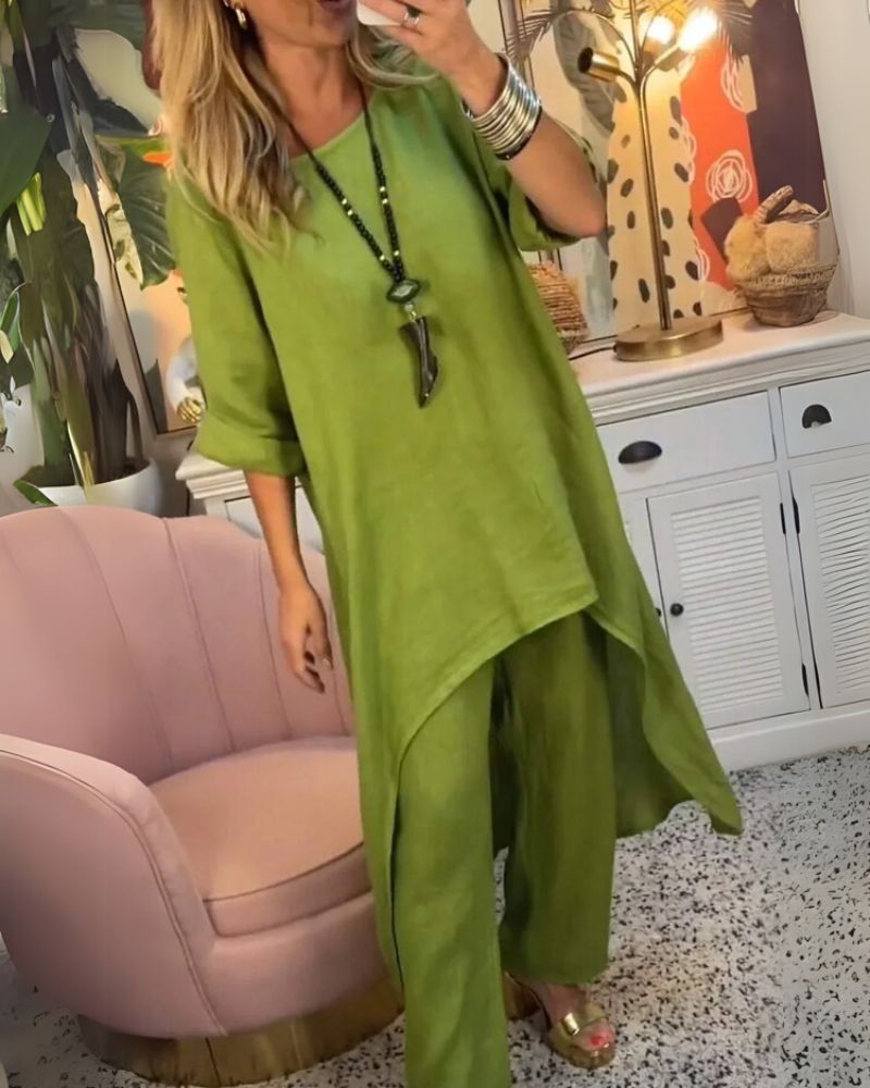 Marila™ - Baumwolle Zweiteiliges Set