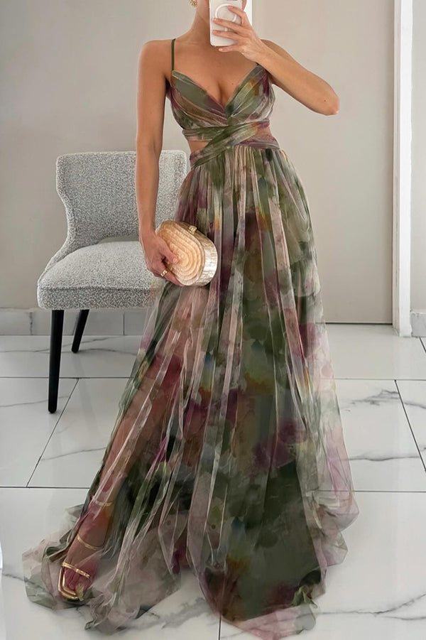Valerie™ - Elegantes Florales Maxikleid