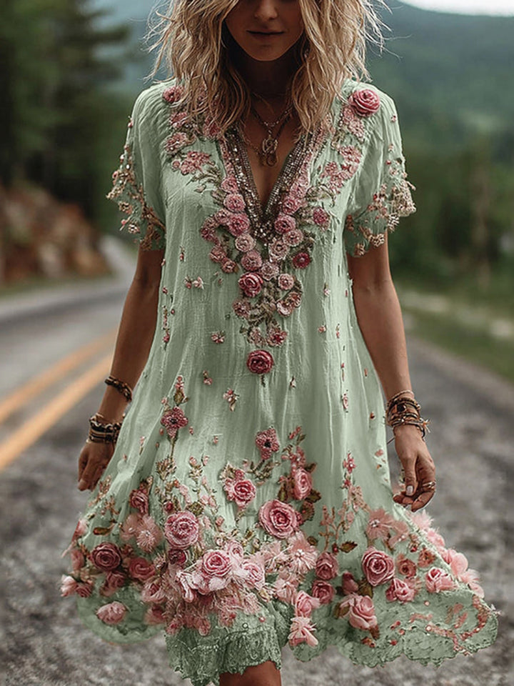 TILLY – VINTAGE KURZARMKLEID