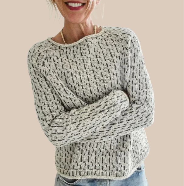 Kristine™ - Gemütlicher Textur Strickpullover