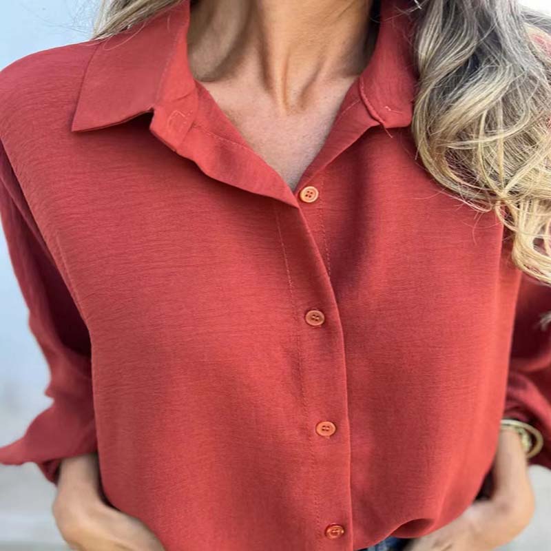 Elysa™ - Elegante Bluse mit Knopfleiste